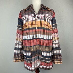 Vintage Ample Togs 70’s Button Down Shirt Size XL EUC
